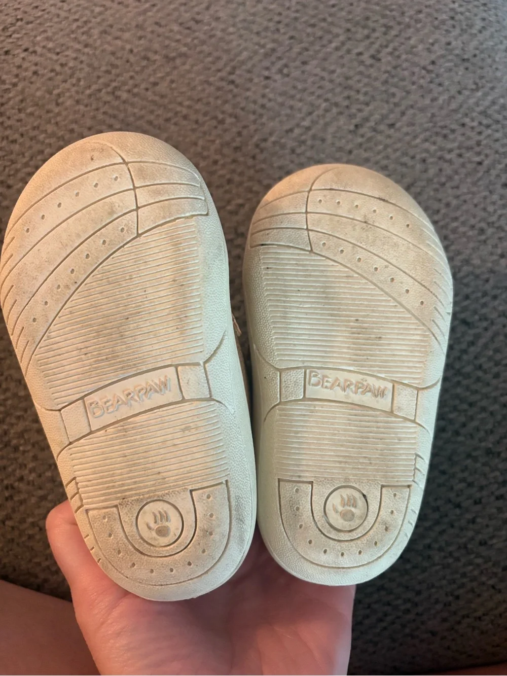 BearPaw Toddler Tan Brown Velcro Casual Sneakers